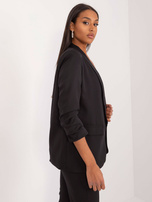 Hurt Czarna marynarka z marszczonym rękawem OCH BELLA