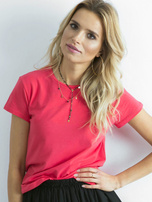 Malinowy t-shirt Peachy