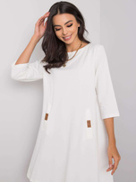 Weiße Baumwollkleid Dalenne.