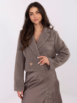 Fango elegancki płaszcz boucle RUE PARIS