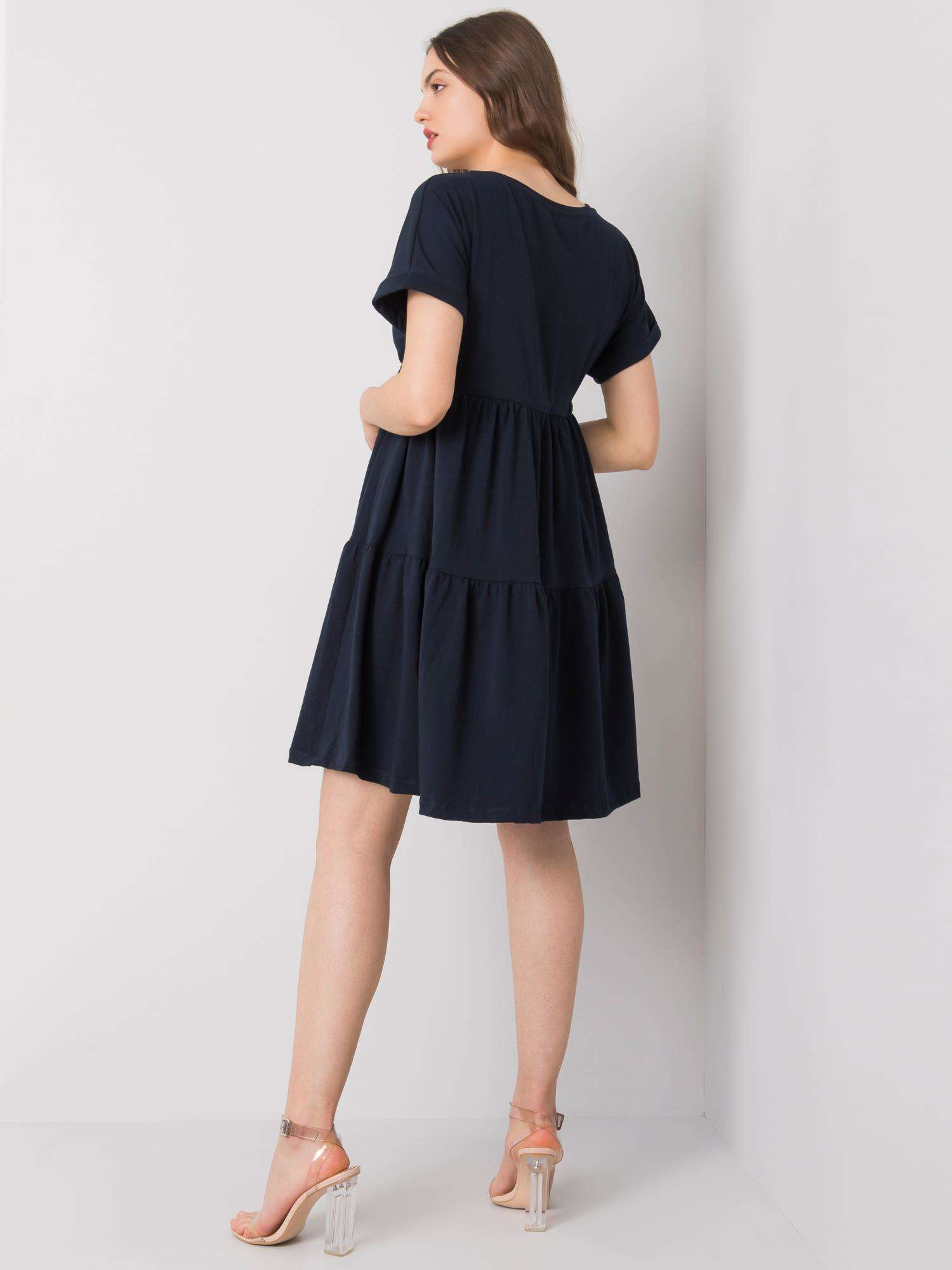Navy blue casual dress Sebille RUE PARIS