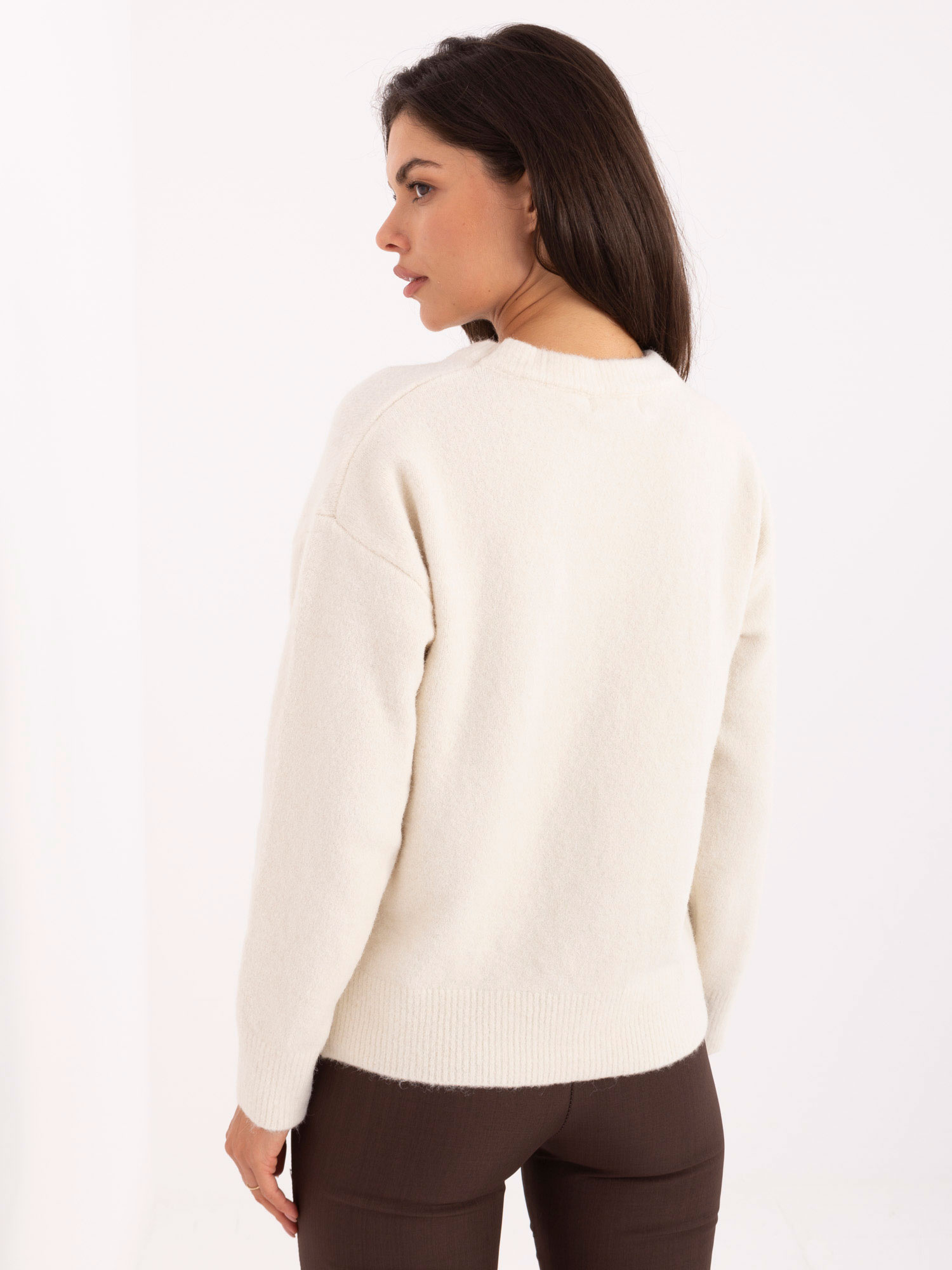 Sweter jasny beżowy