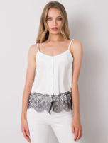 Biało-czarny top Aldonne