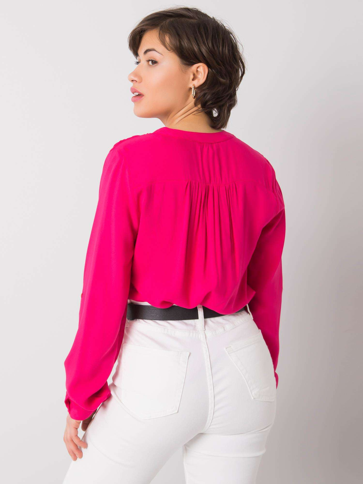 Fuchsia-Bluse Davina RUE PARIS.