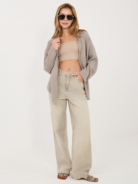 Fango muślinowa koszula z kołnierzykiem