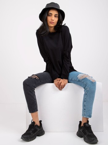 Czarna bluza bawełniana Nadia