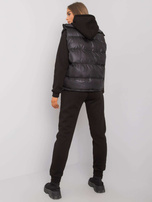 Czarny komplet z kamizelką Aysel