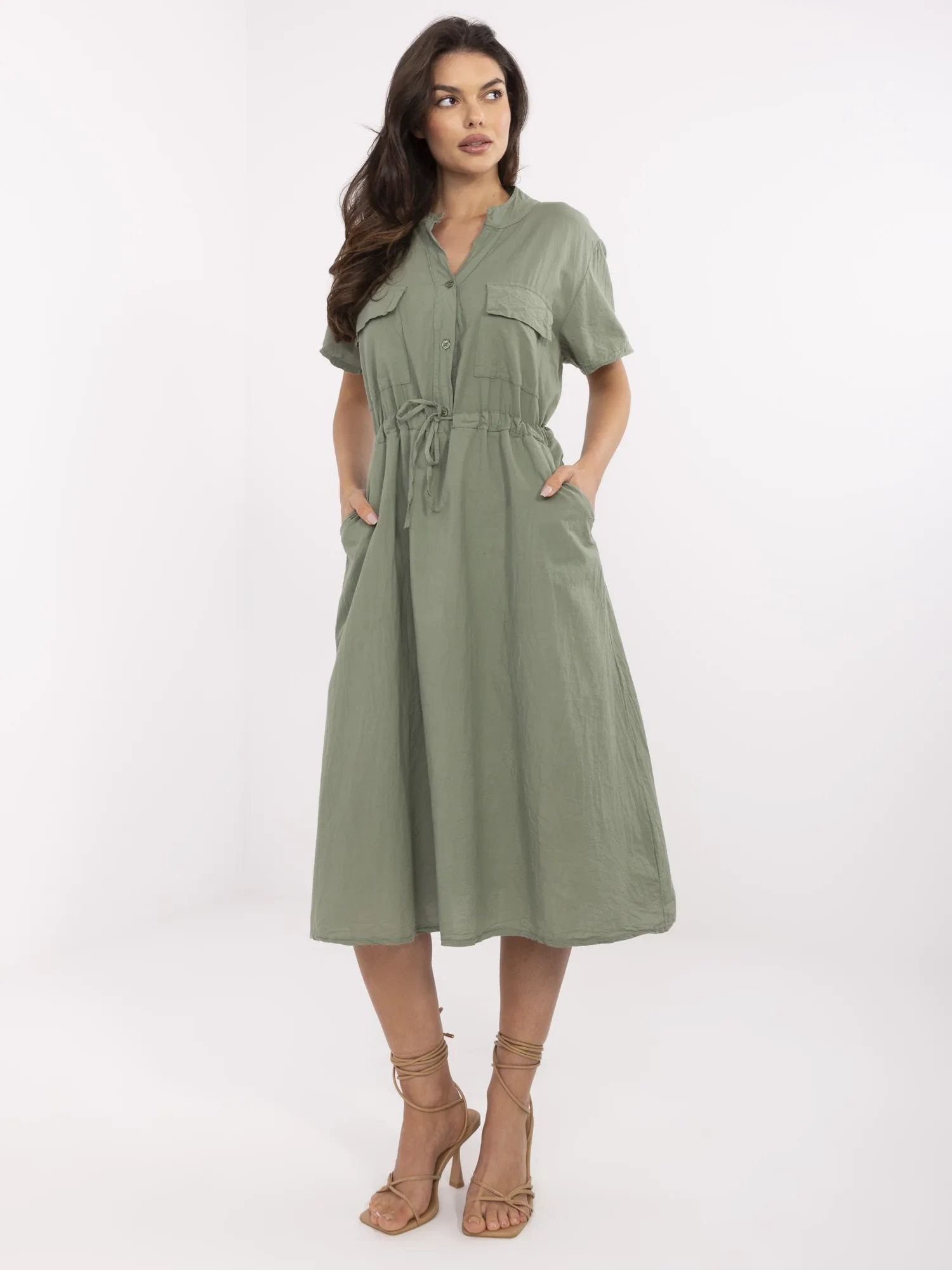 Sukienka khaki