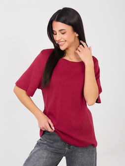T-shirt burgundy RUE PARIS L/XL