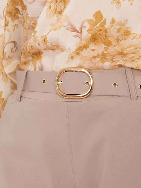 Fango garniturowe spodnie z prostą nogawką RUE PARIS