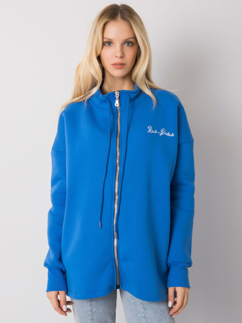 Dunkelblaue Sweatshirt ohne Kapuze Jasmine RUE PARIS.