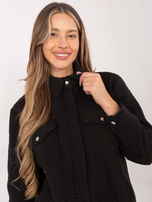 Czarna kurtka przejściowa pikowana Tivoli RUE PARIS