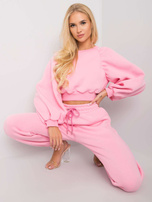 Różowy damski komplet dwuczęściowy Constanca RUE PARIS