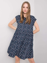 Dunkelblaues Oversize-Kleid Eve STITCH & SOUL.