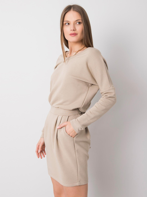 Beżowa sukienka Kloe RUE PARIS