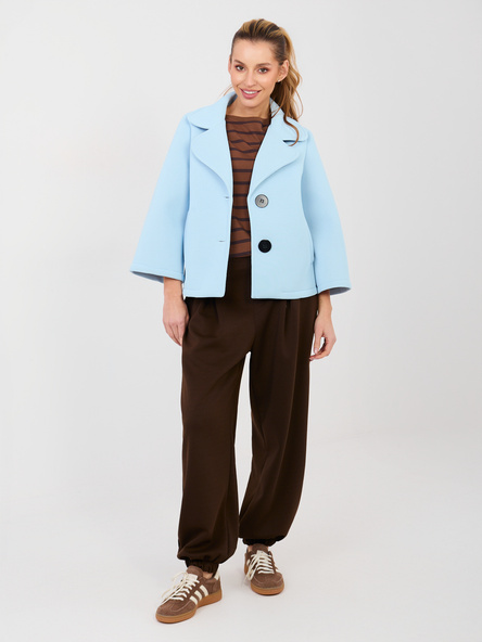 Czekoladowe dresowe spodnie ze ściągaczami