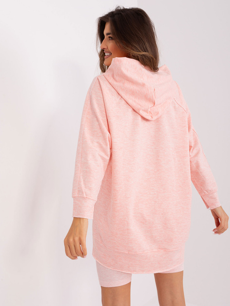 Hurtownia Jasnoróżowy melanżowy komplet damski