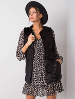 Czarna kamizelka Cristine