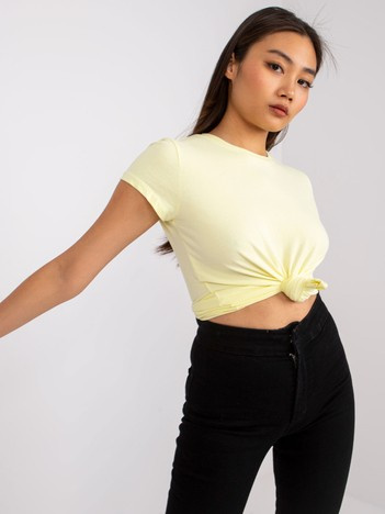 Jasnożółty t-shirt Peachy