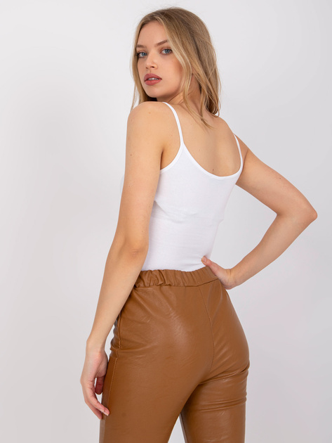 Biały top basic Indiana