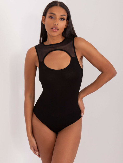 Hurt Czarne body z wycięciem przy dekolcie