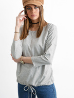 Szara melanżowa bluzka Fiona