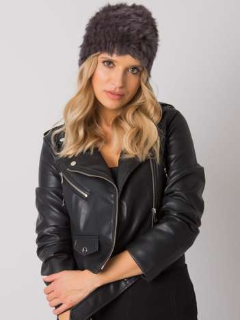 Graphite Fur Hat