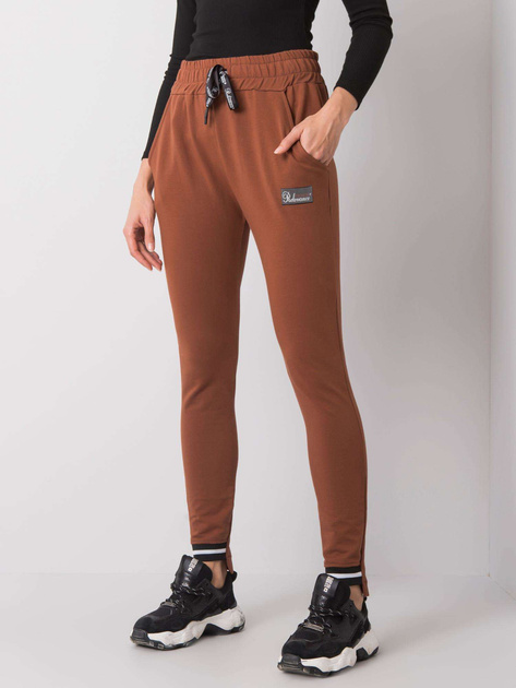 Jasnobrązowe spodnie Luciana