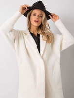 Ecru płaszcz alpaka Nora