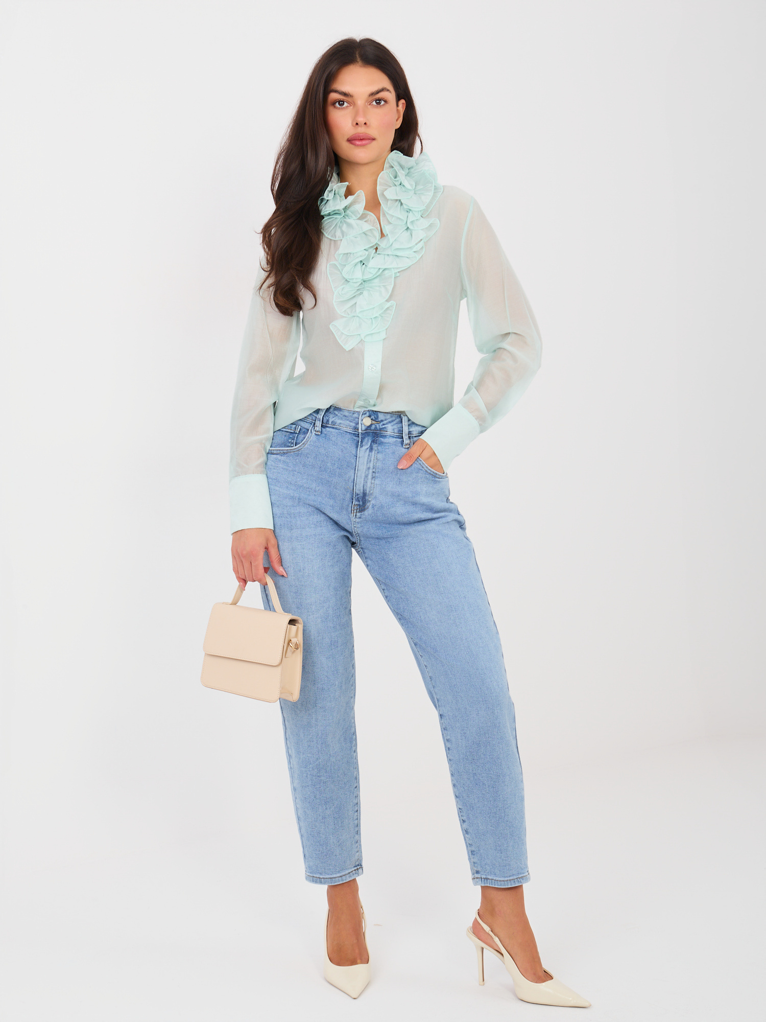 Spodnie jeans niebieski
