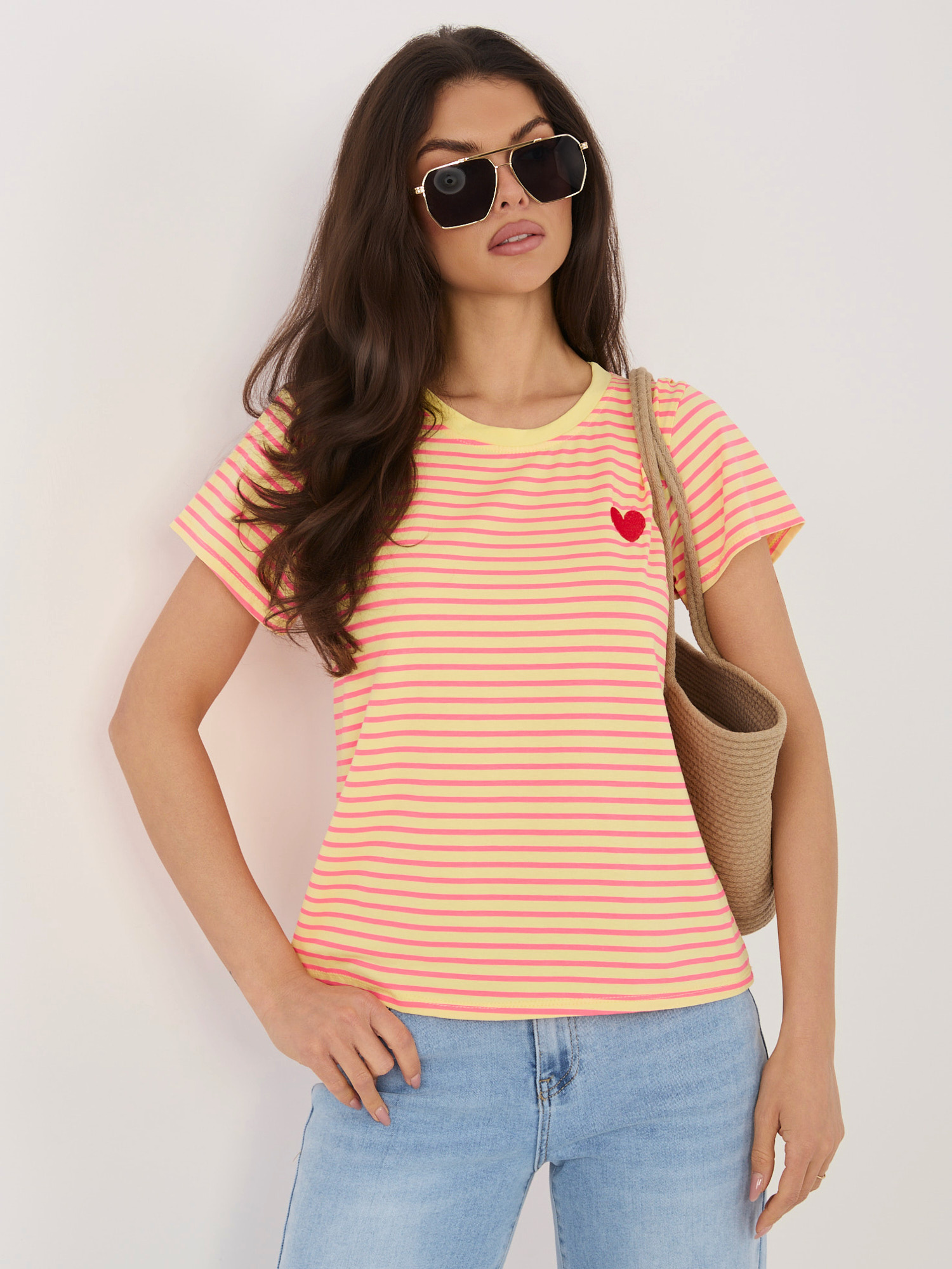 T-shirt żółty
