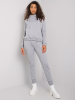 Szary melanżowy dwuczęściowy komplet basic Miramar