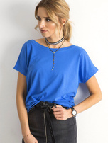 Niebieski t-shirt Fire