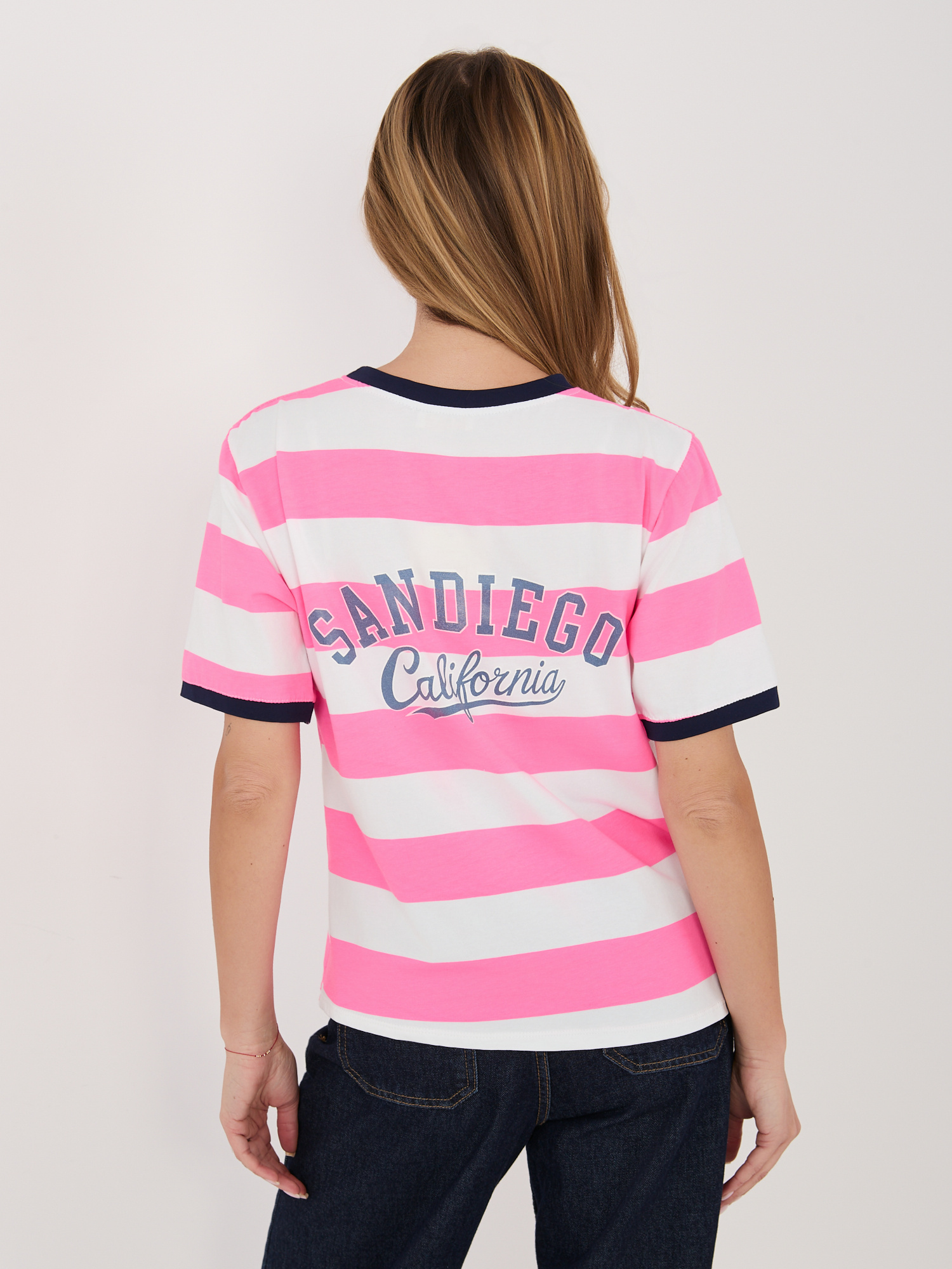 T-shirt fluo różowy