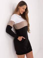 Biało-czarna sukienka Feliciana RUE PARIS