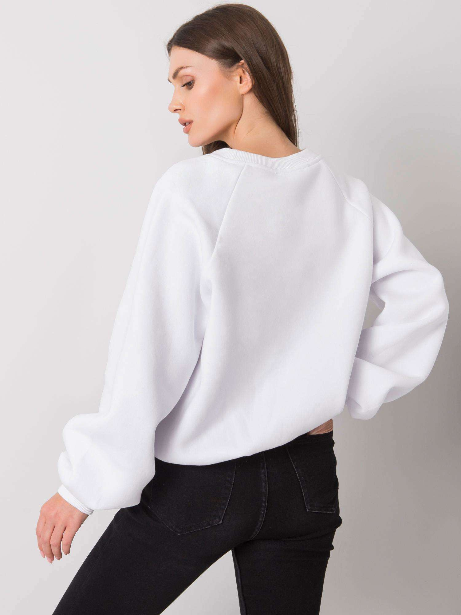 Biała bluza bez kaptura Tashi RUE PARIS