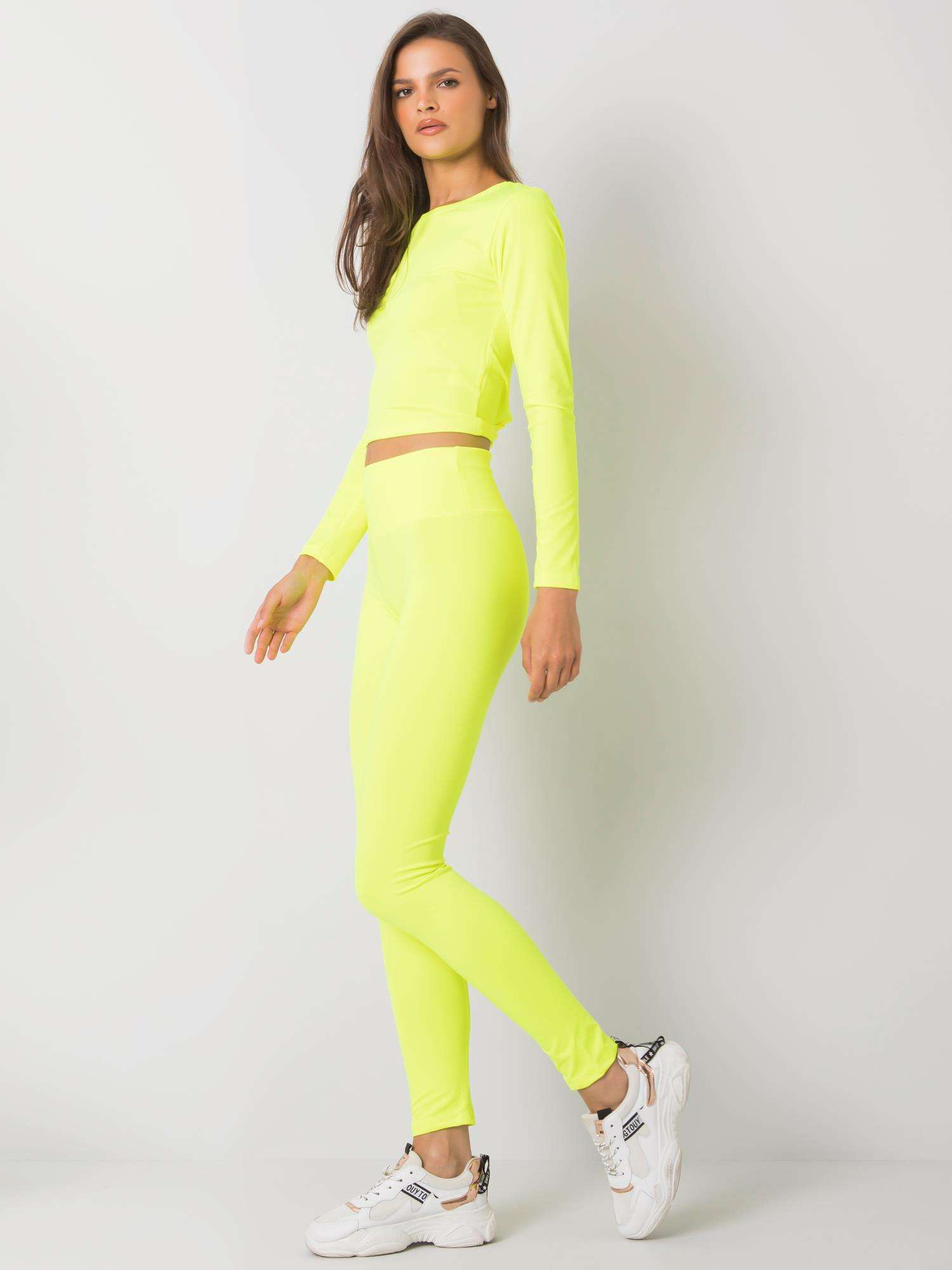 Fluo żółty komplet sportowy Patrice