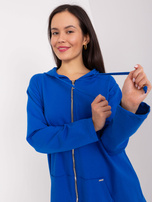 Hurt Ciemnoniebieska rozpinana bluza z kapturem