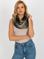 Hurtownia Czarno-niebieski komin zimowy w kratę