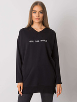 Black tunic with the inscription Halifax RUE PARIS