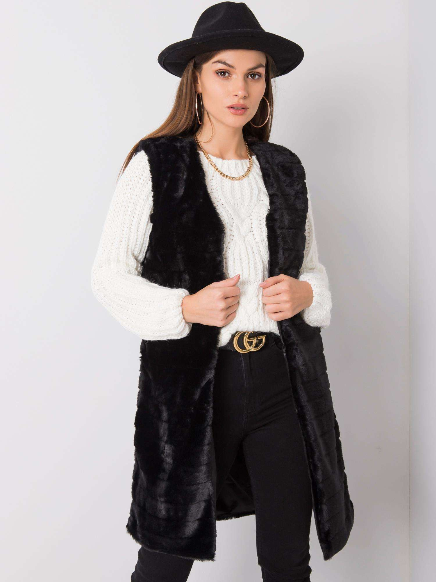 Black Softy Vest OCH BELLA