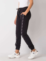 Czarne spodnie dresowe Sawyer