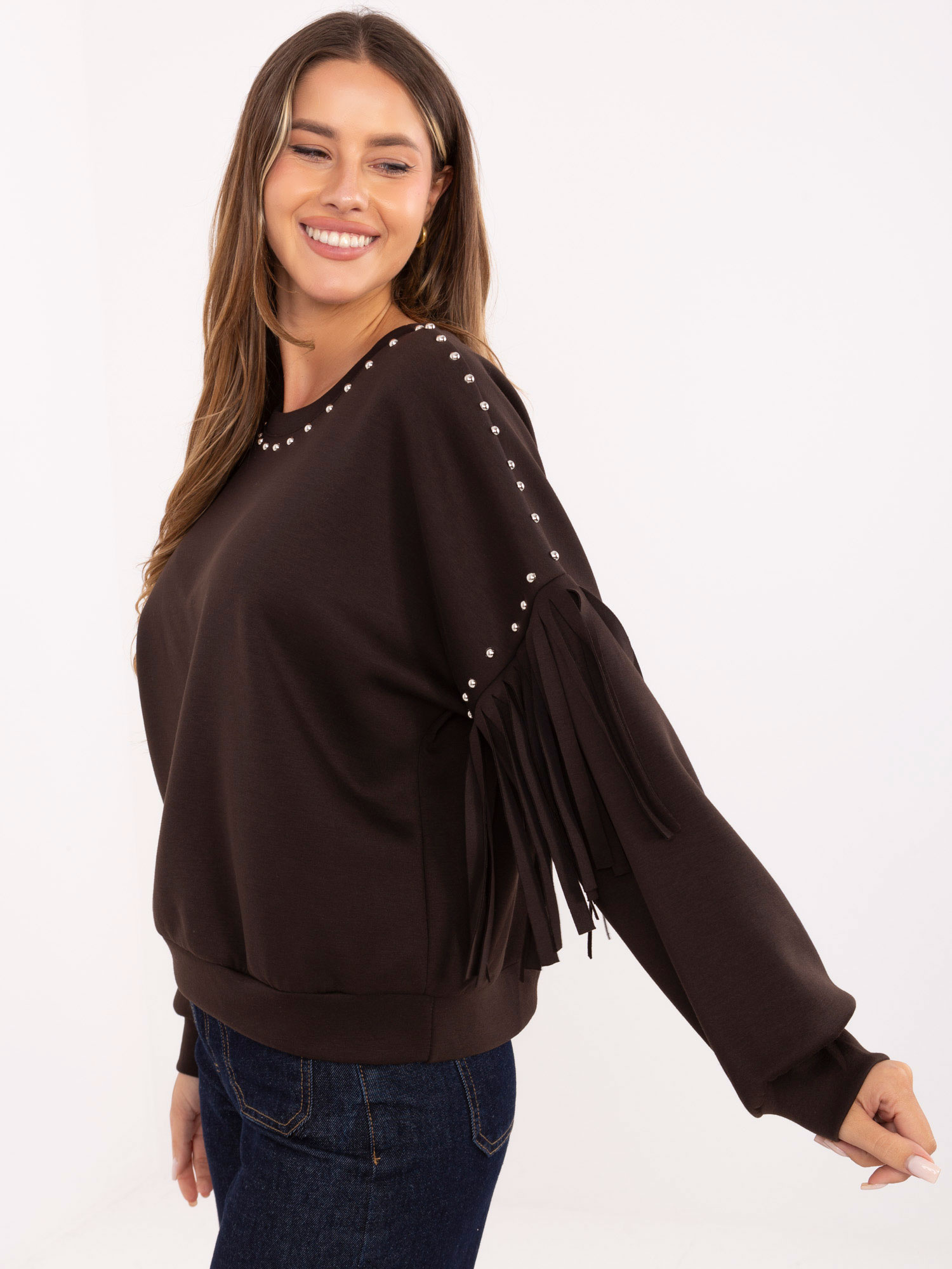 Bluza ciemny brązowy