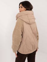 Hurt Camelowa kurtka przejściowa z pikowaniem