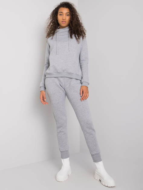 Szary melanżowy dwuczęściowy komplet basic Miramar