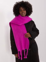 Hurtownia Fioletowy szeroki szal damski