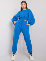 Ciemnoniebieski damski komplet dwuczęściowy Constanca RUE PARIS