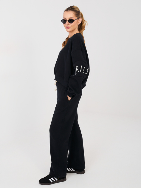 Czarne dresowe spodnie z kieszeniami NATURAL SIDE