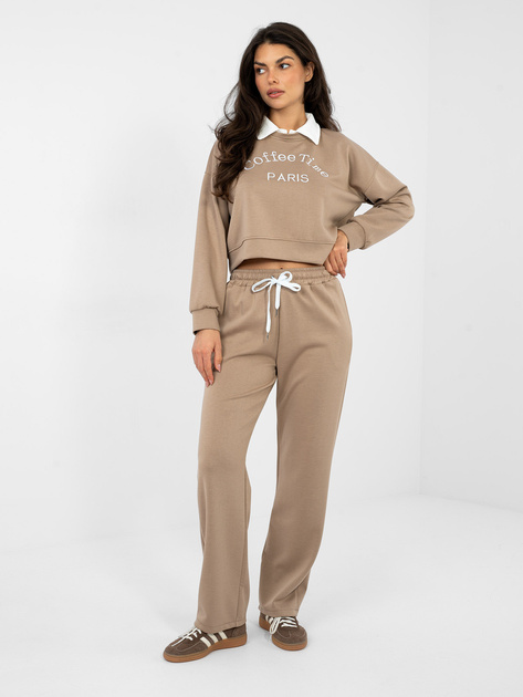 Fango krótka bluza z haftowanym napisem