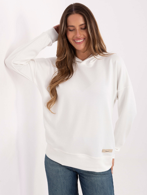 Ecru damska bluza z kapturem